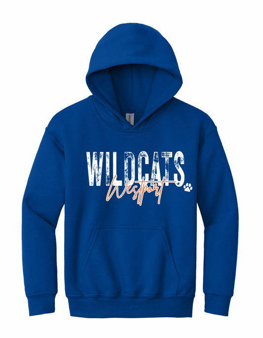Westport Wildcats Distressed - Adult Sweatshirts