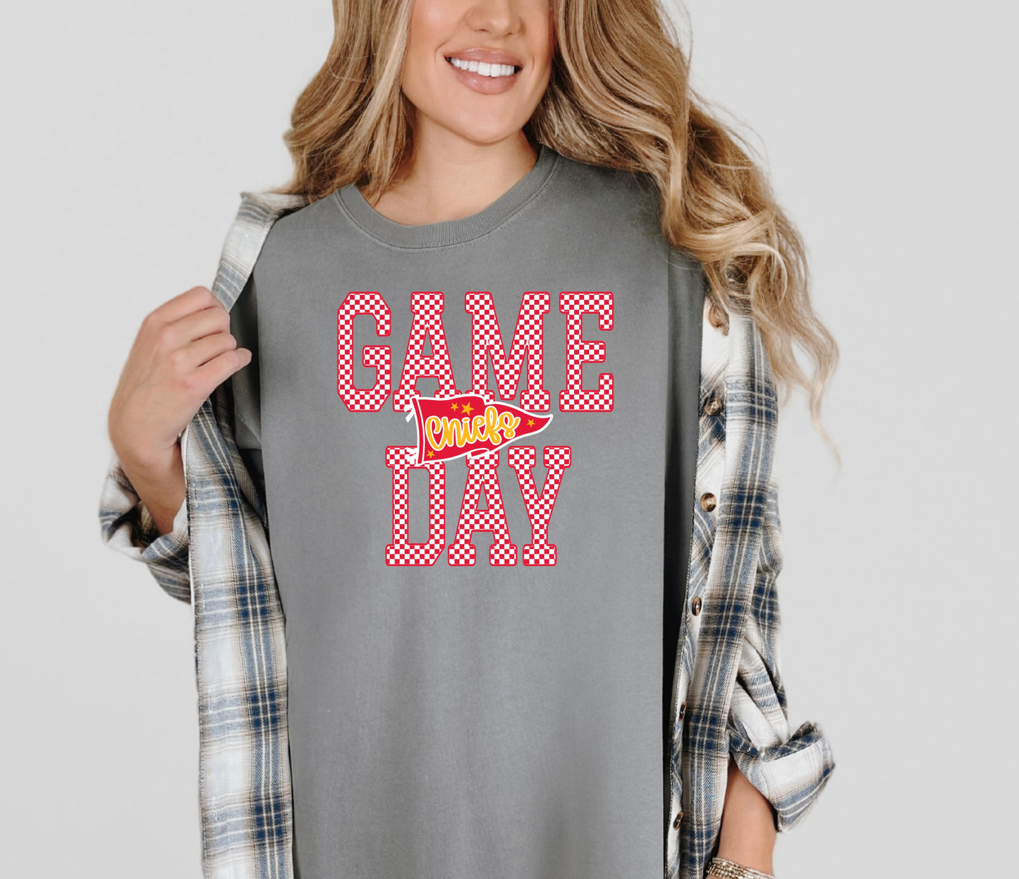 Game Day - Red Gingham KC