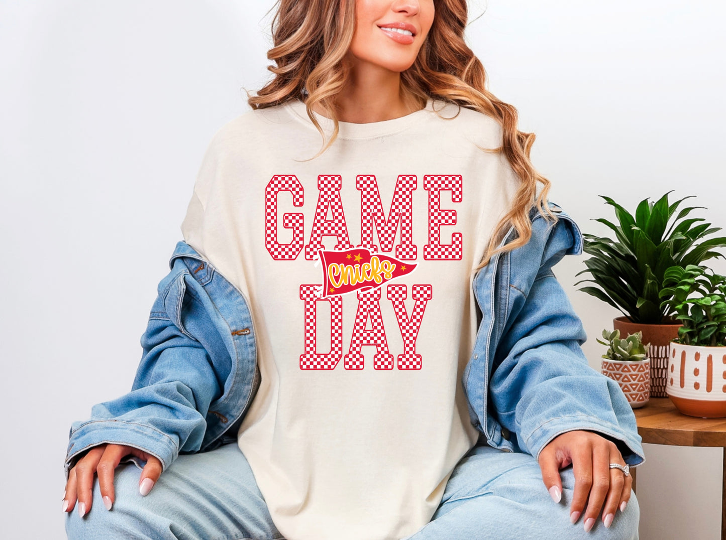 Game Day - Red Gingham KC