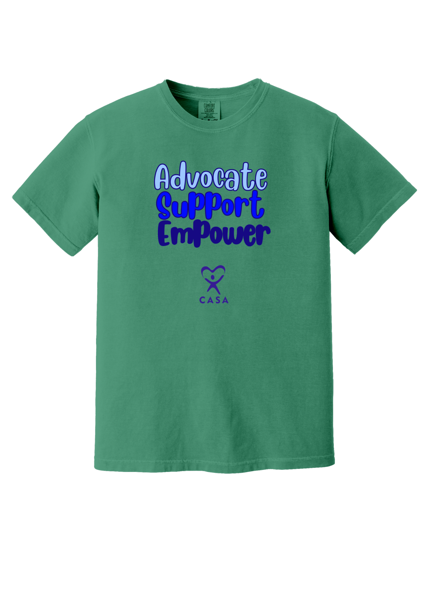 Advocate Support Empower - blues