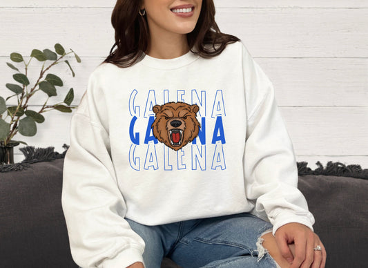 Galena Bears Stacked Sweatshirt