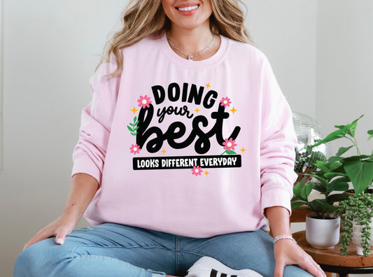 Doing Your Best Looks Different