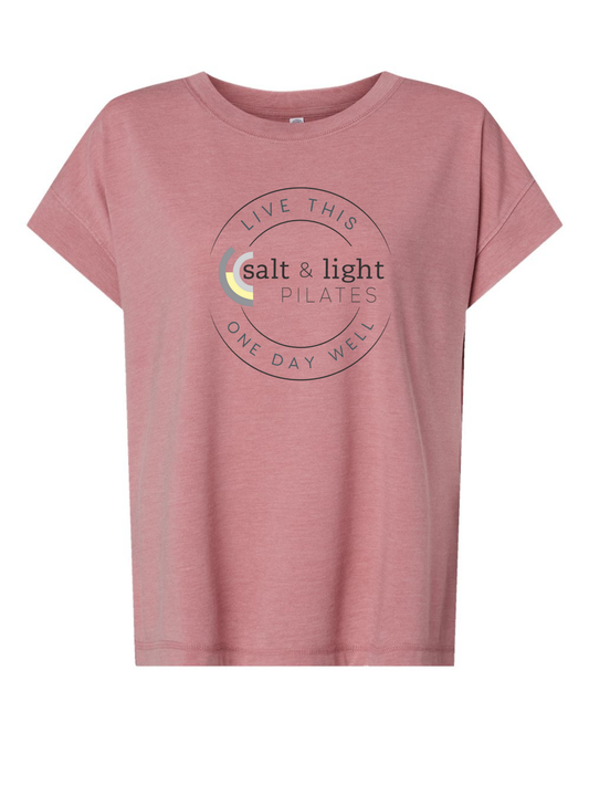 LAT Vintage Wash Tee - Washed Mauvelous