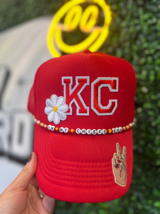 Loving Him Custom Hat w/Happy Hat Strand