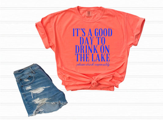 It's a Good Day to Drink on a Boat - Blue