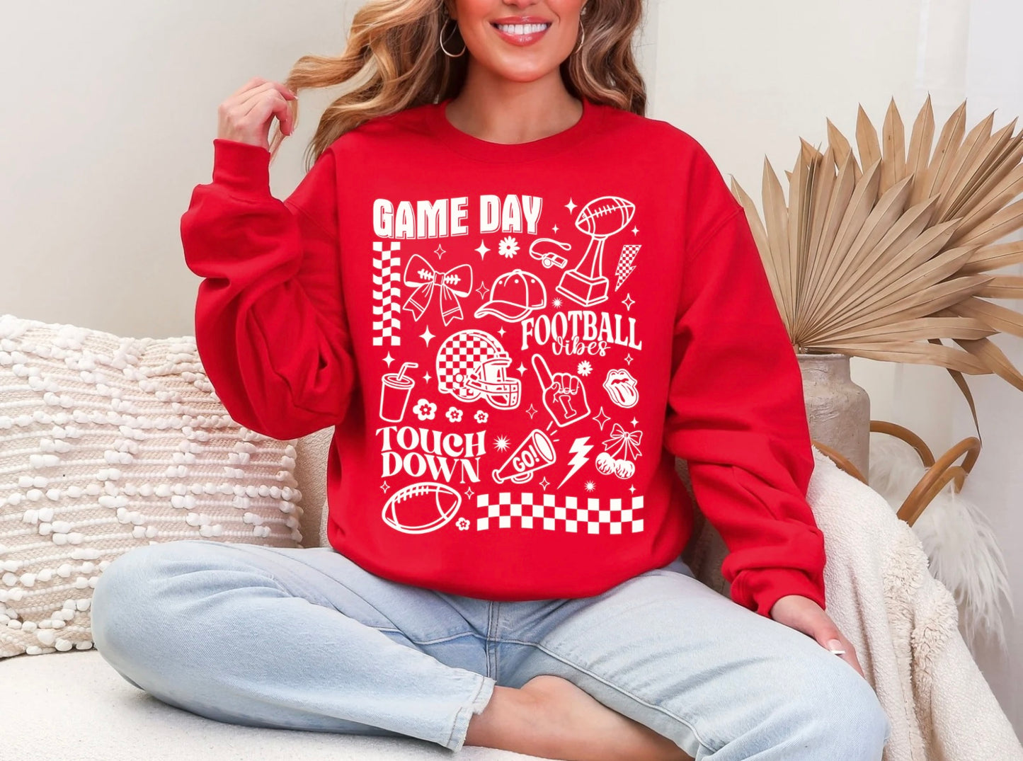 Game Day Collage White