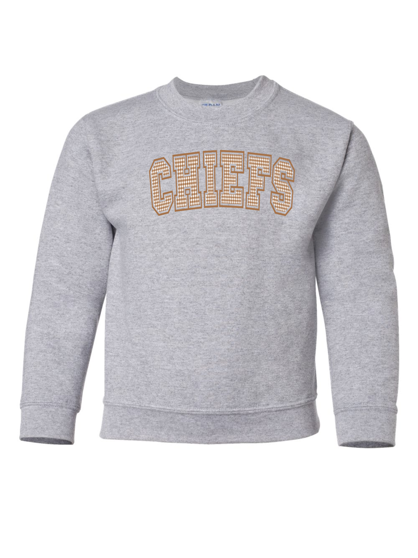 Chiefs Brown Gingham - YOUTH