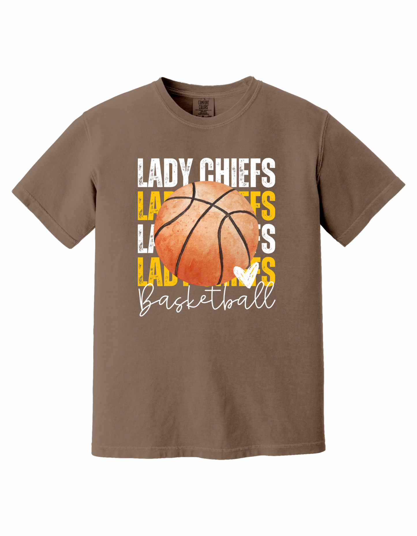 Lady Chiefs Stacked w/heart