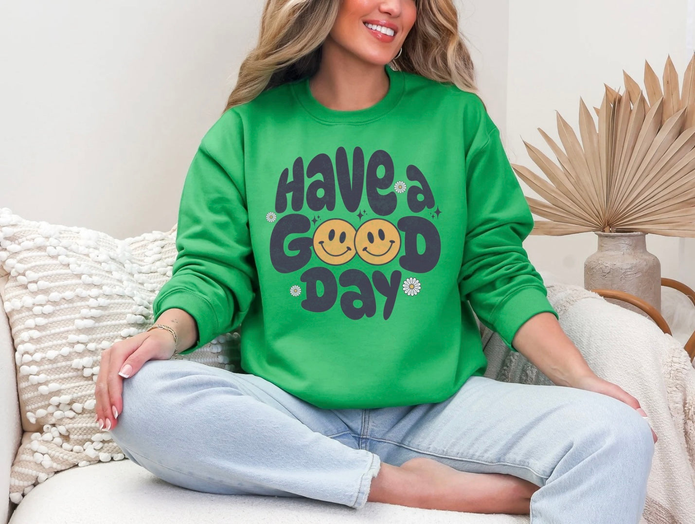 Have a Good Day - Smiley Daisy