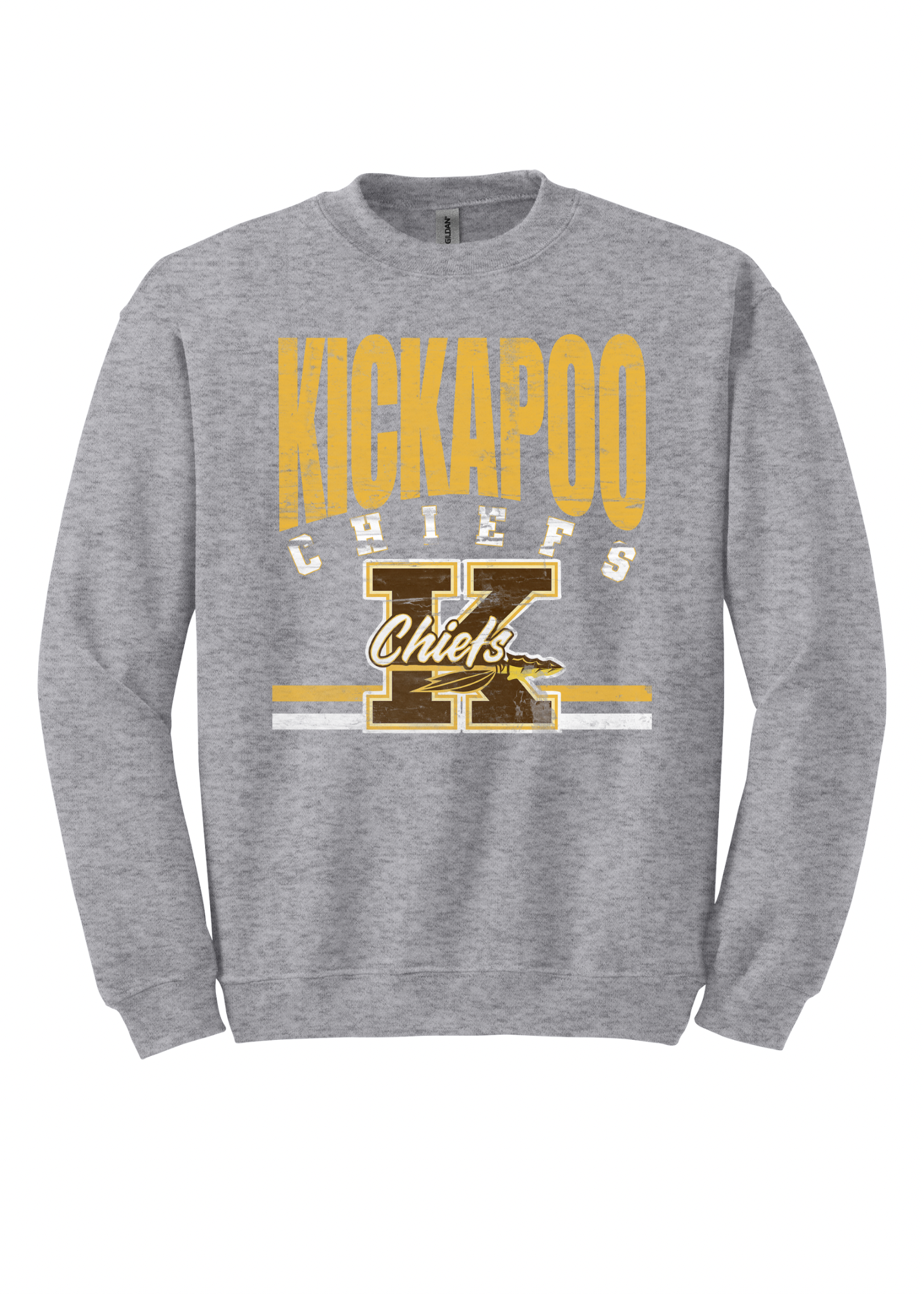 Kickapoo Merchandise Kickapoo Chiefs Big K Stripe – Happy Standard Apparel Co