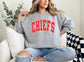 Chiefs - Red/White/Gold Dot distressed