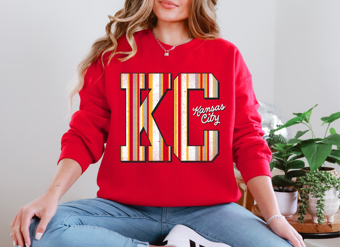 KC Vertical Stripe - Red