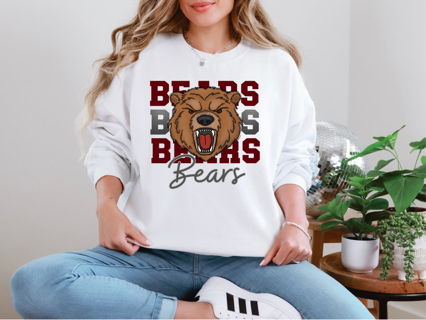 Bears Stacked Mascot