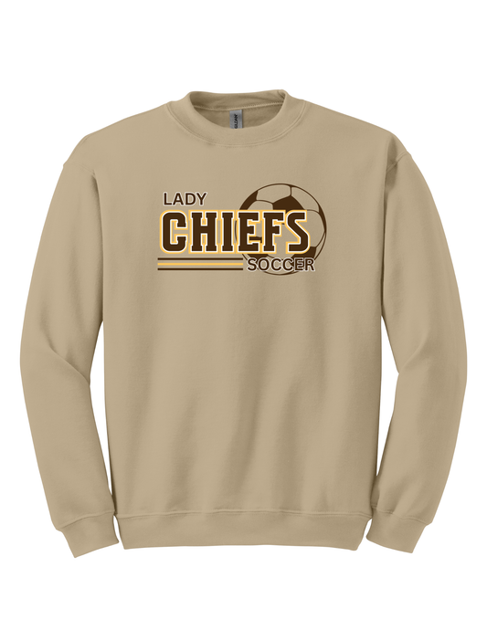 Lady Chiefs Stripe Gold and Brown