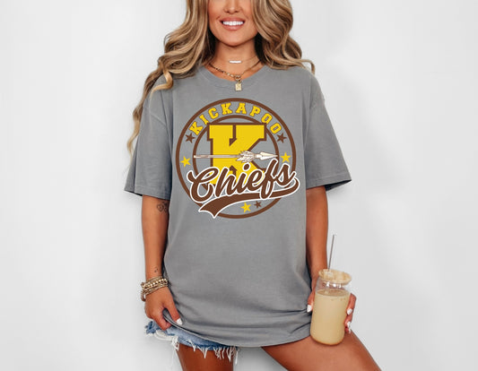 Kickapoo Round Star Mascot