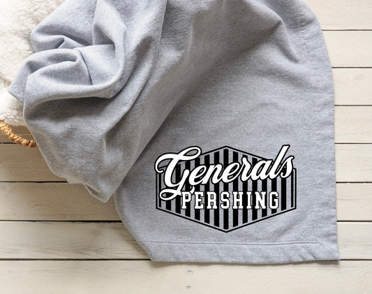 Stadium Blanket - Generals Vertical Stripe