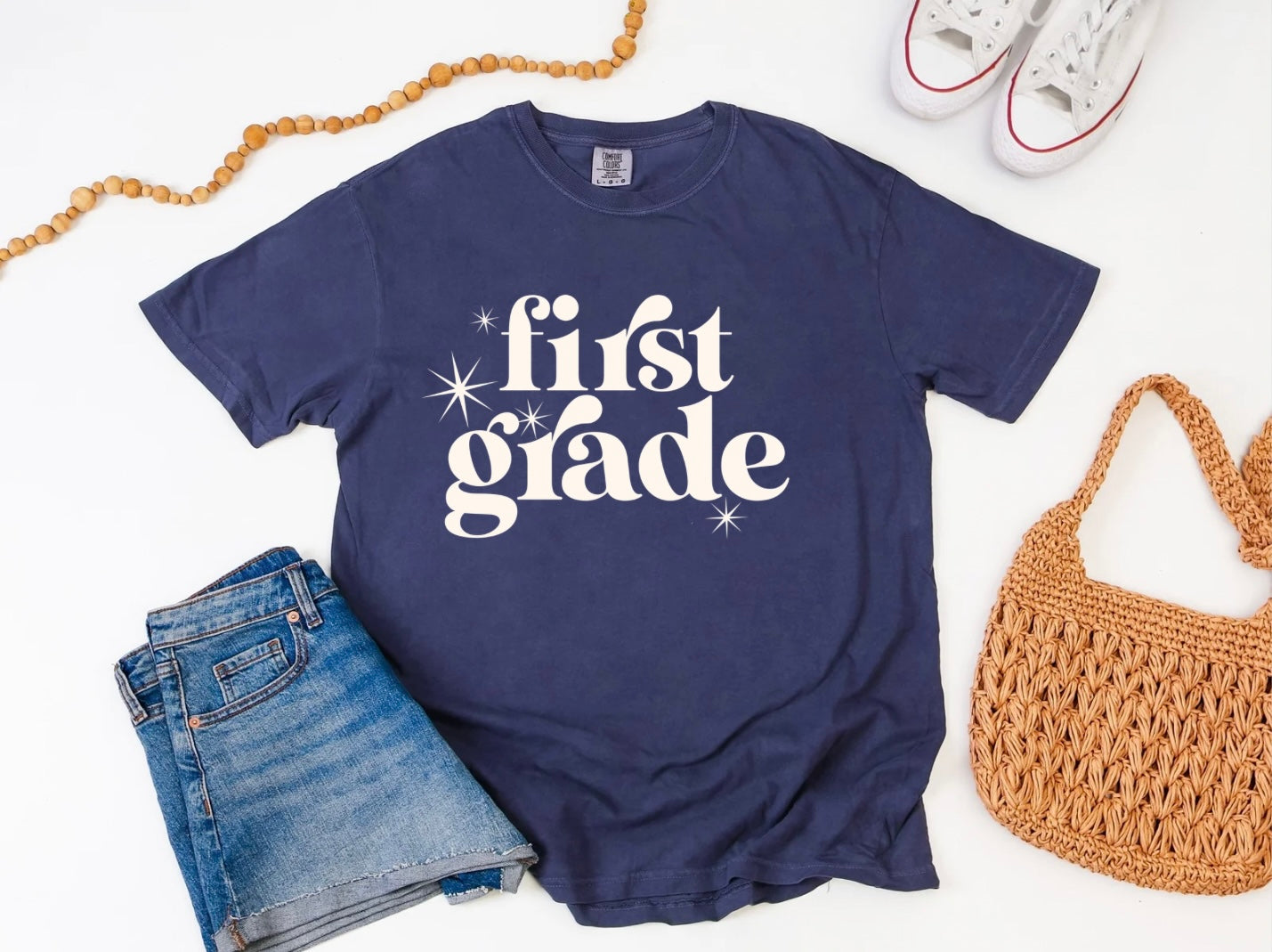 Retro Ivory Star - First Grade