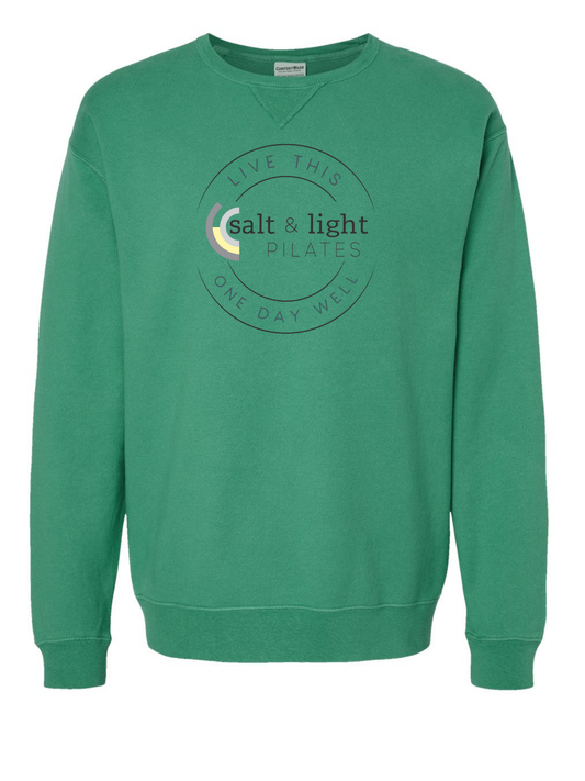 Comfort Wash Sweatshirt - Rich Green Grass
