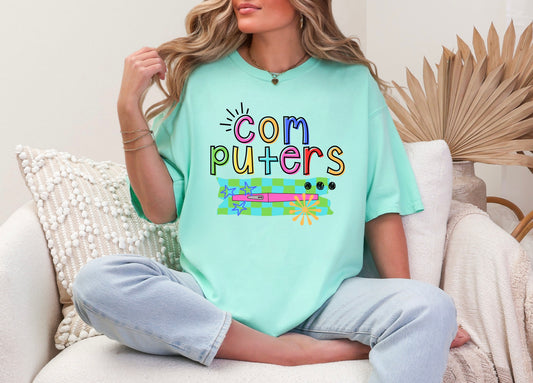 Computers Colorful Burst