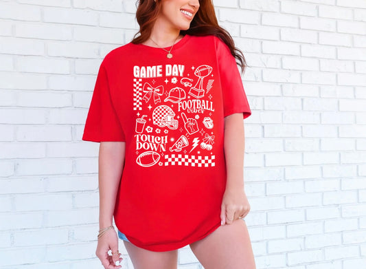 Game Day Collage White