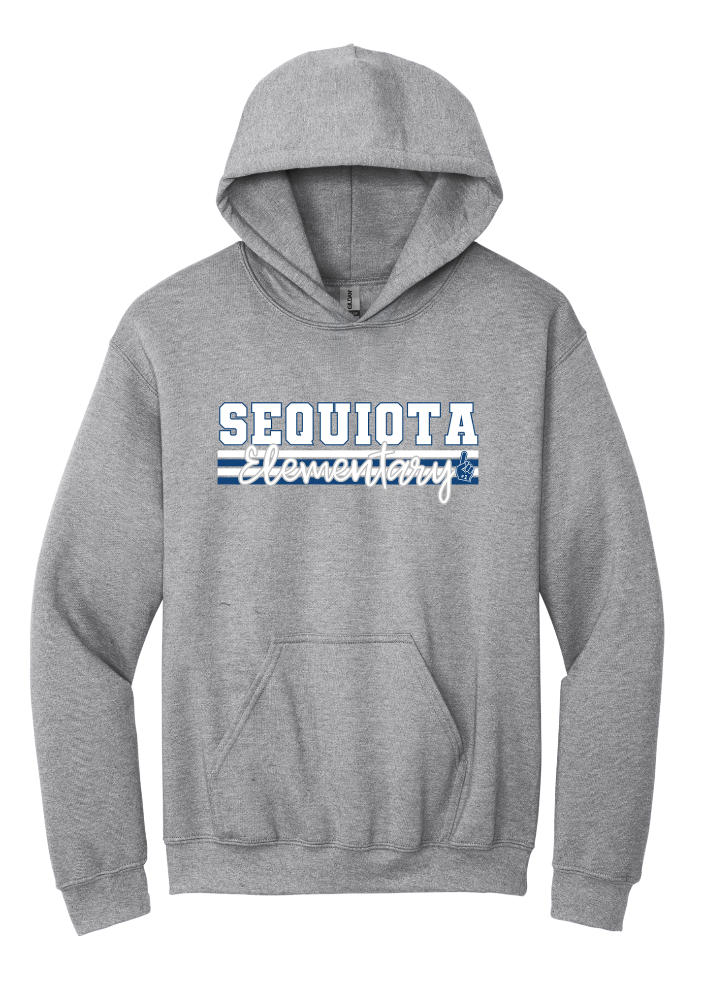 Sequiota Elementary Navy Stripes - Go Team - YOUTH