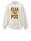 Fear The Poo Stripe Mockneck