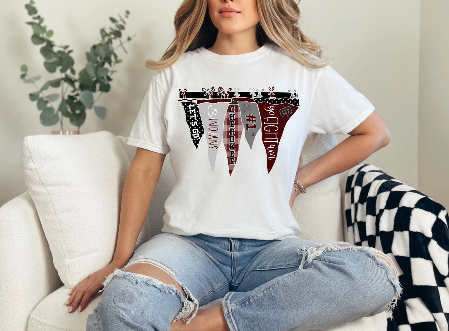 Cherokee Pennant Collage