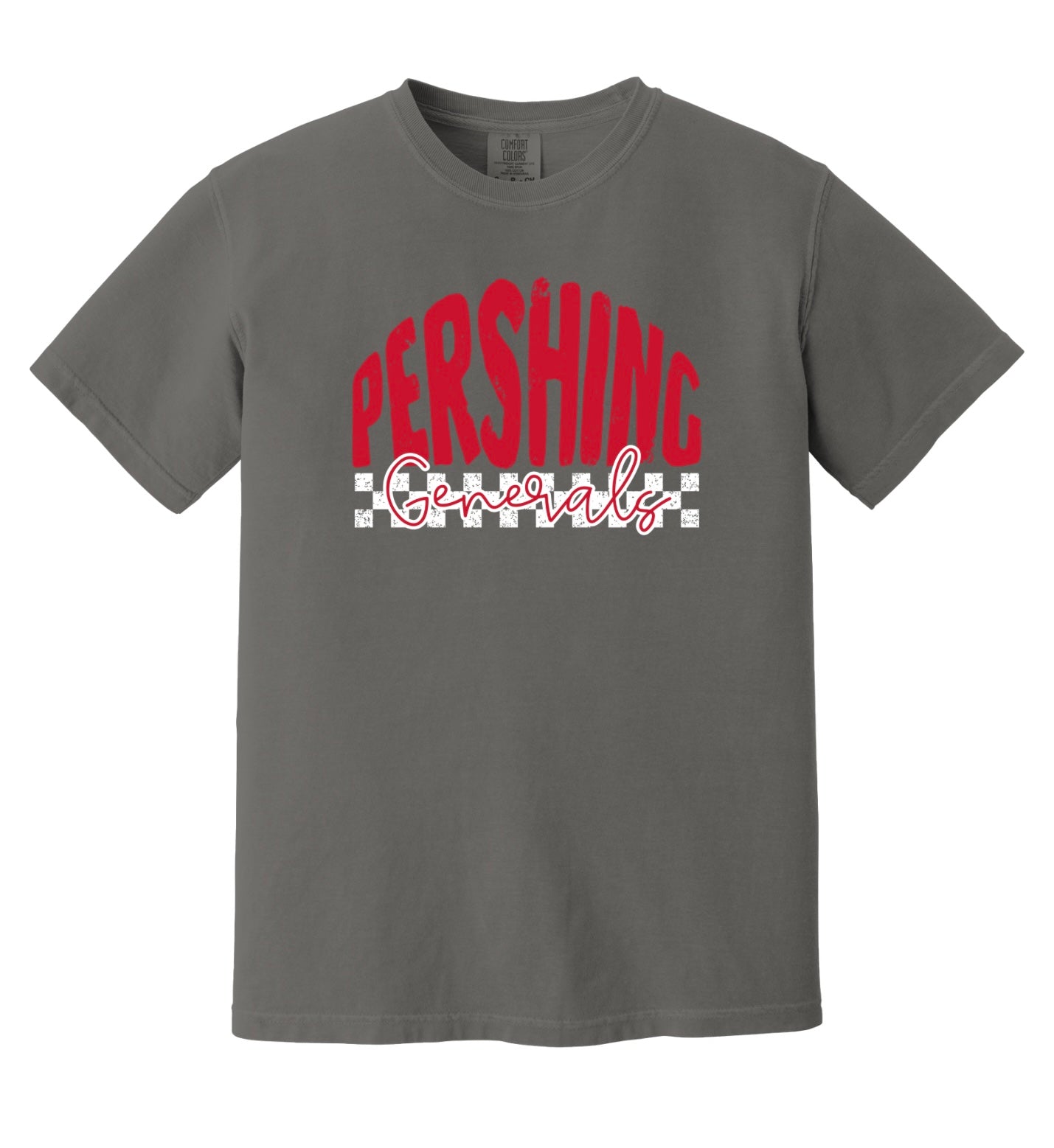 Pershing Generals Checker - Adult T-shirt