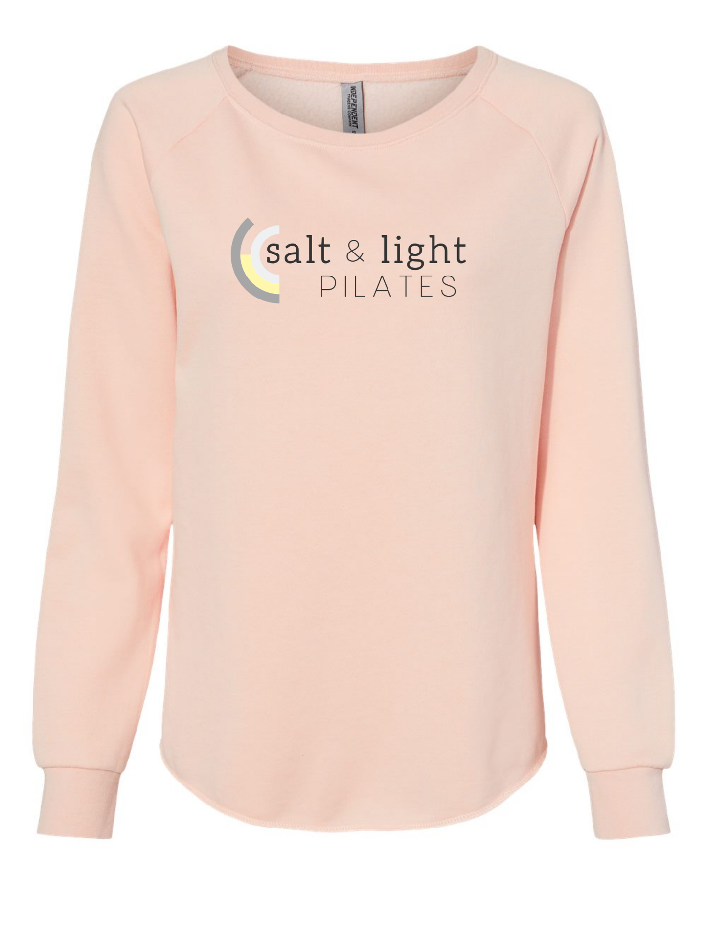Independent Rounded Hem Sweatshirt - Blush