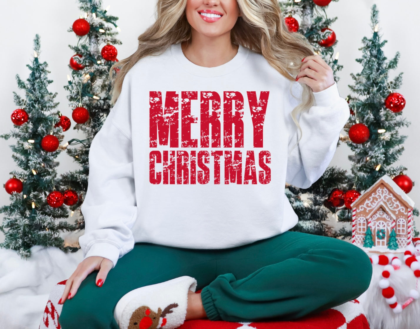 Merry Christmas - Distressed