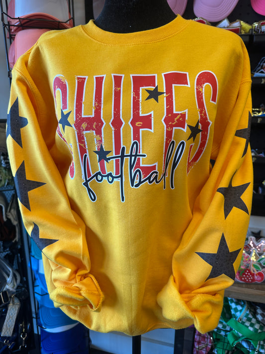 Chiefs Football - Leopard Star Sleeves