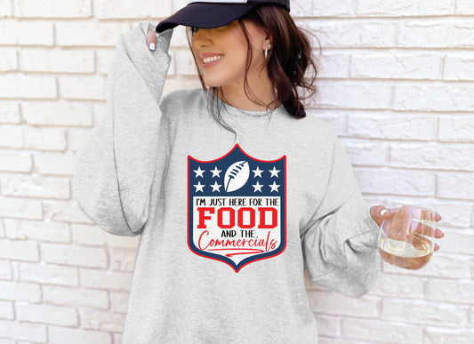 Here for the Food and Commercials