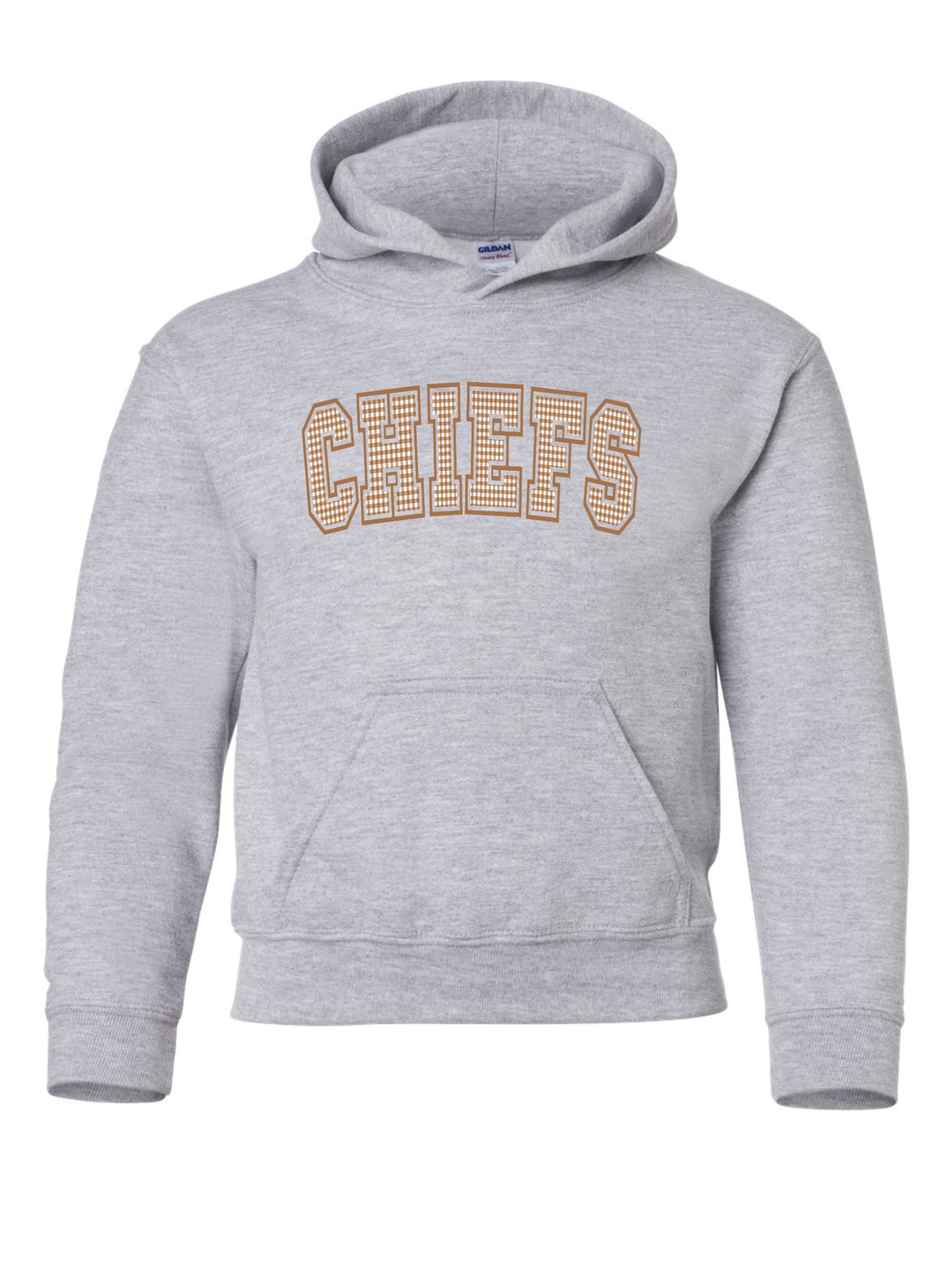 Chiefs Brown Gingham - YOUTH