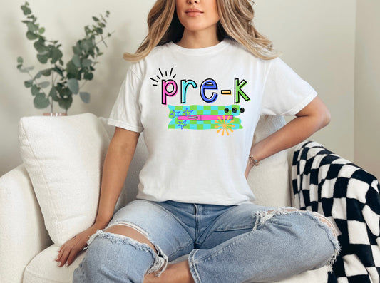 Pre-K Colorful Burst