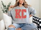 KC - Red/White Lace Dot