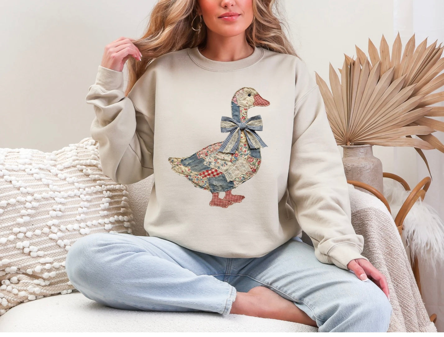 Quilted Duck w/ Bow