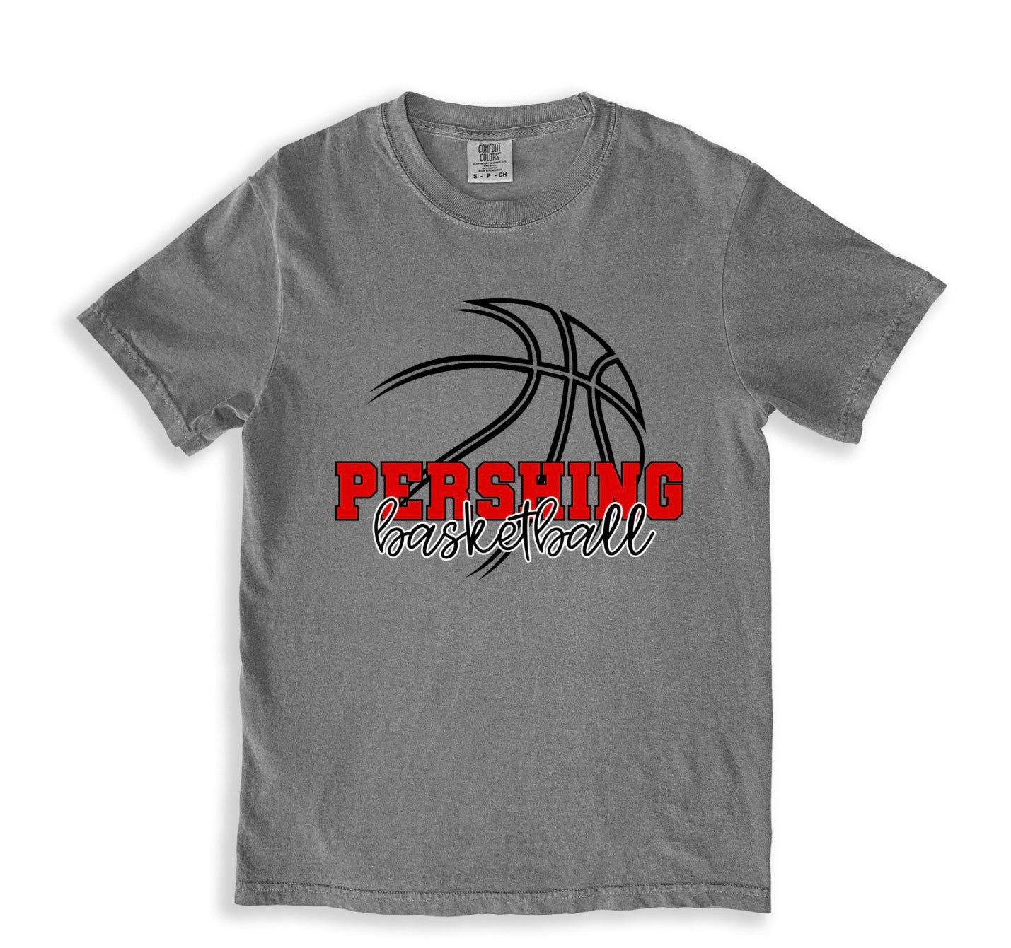 Pershing Basketball- Adult T-shirt