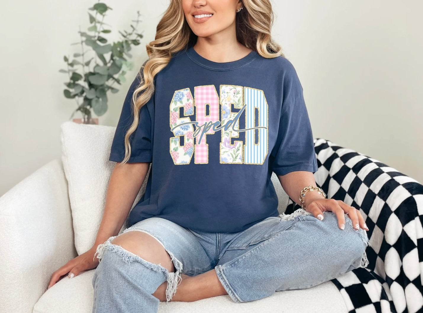 Floral Stripe - Sped