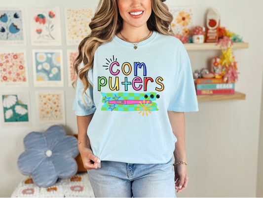 Computers Colorful Burst