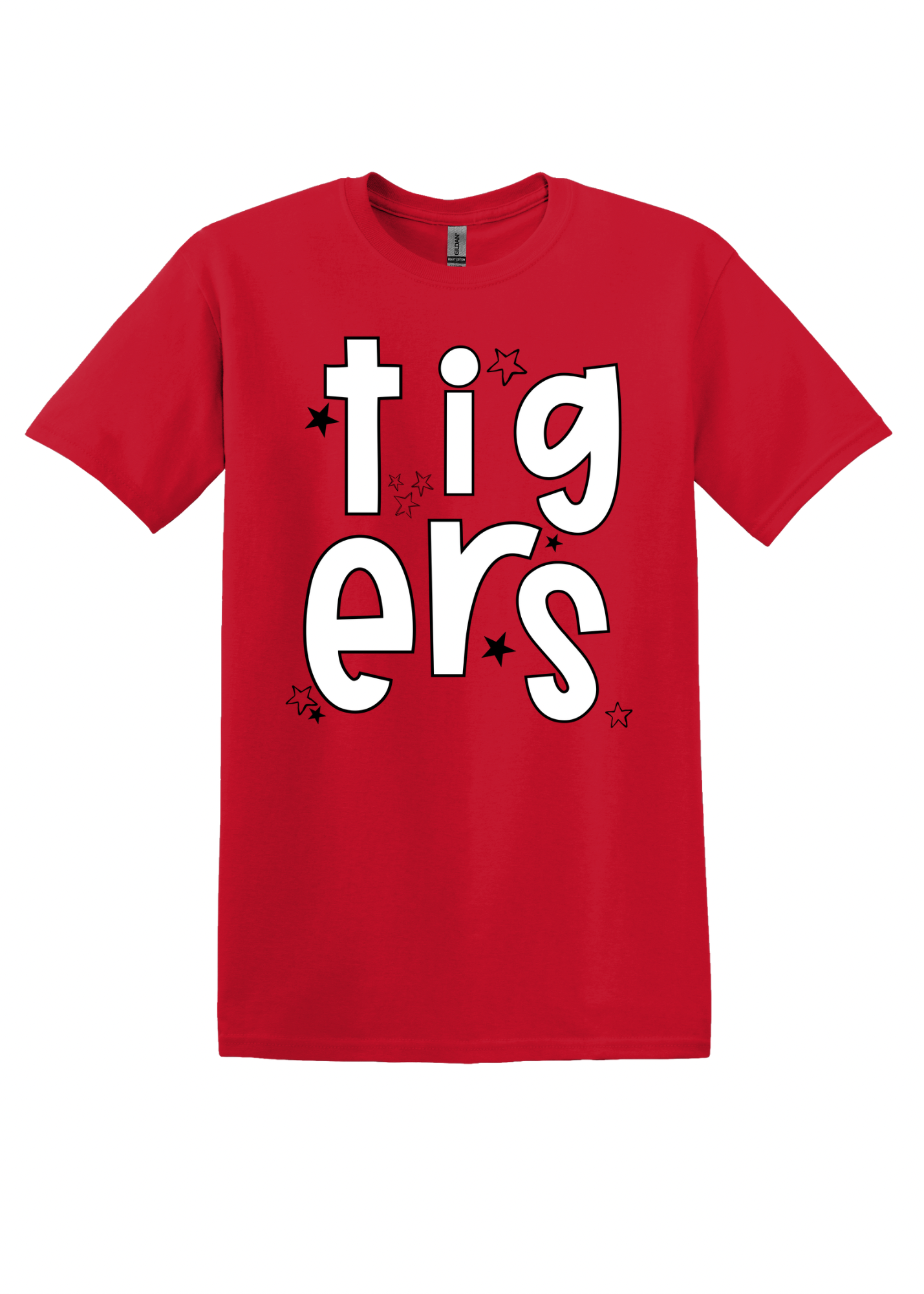 Tigers - Large White Font