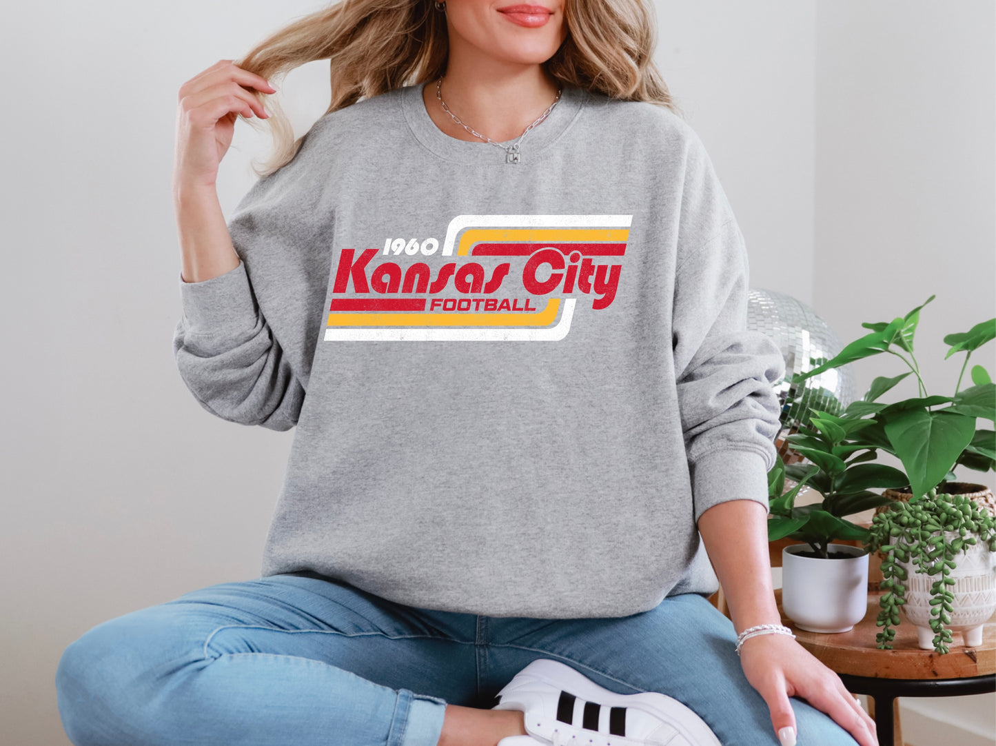 KC 1960 Retro Stripe - Gray