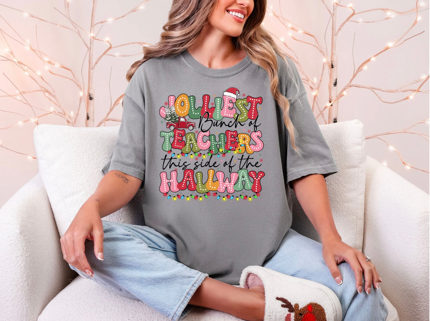 Jolliest Bunch of Teacher in the Hallway