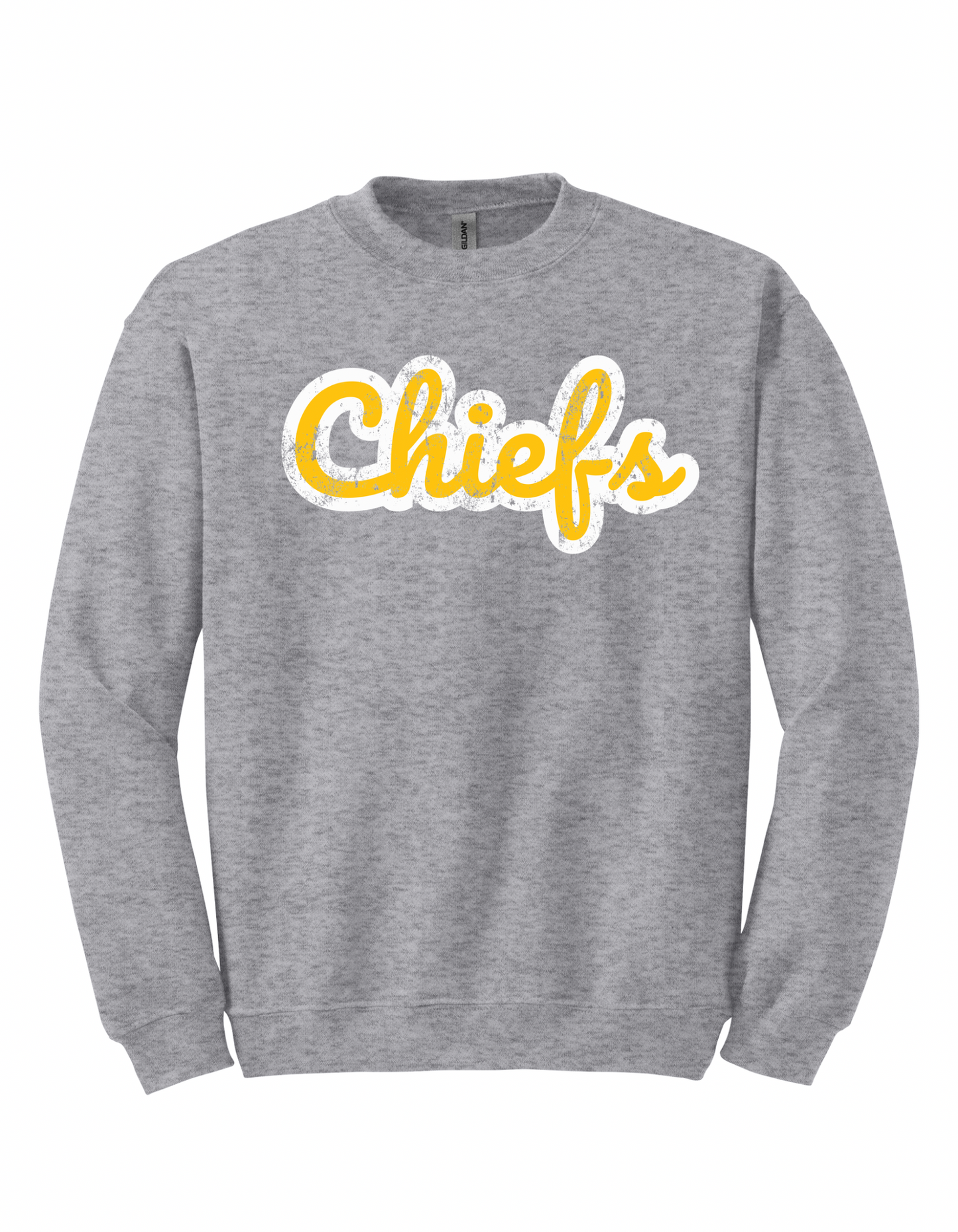 Chiefs - Retro Distressed - Gold