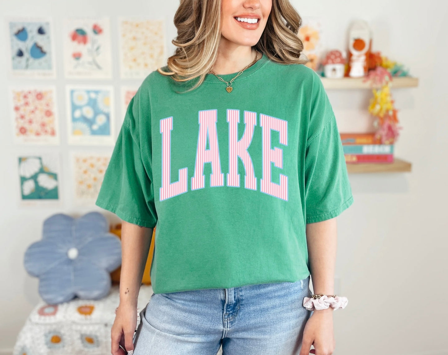 Lake - Pink Stripe