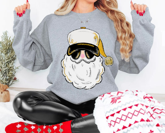 Gold Santa with Sunnies