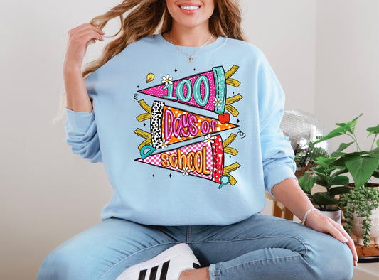 100 Days of School Pennant