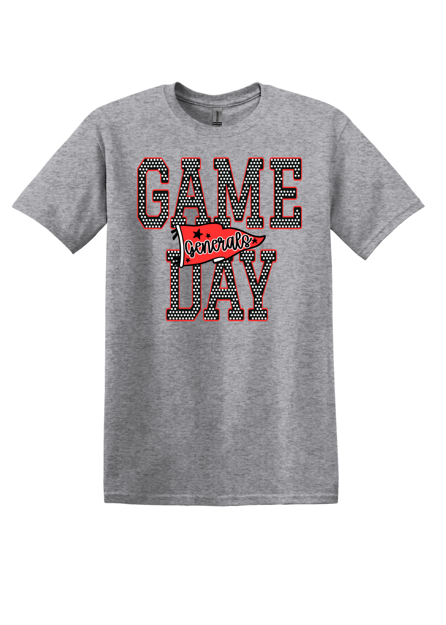 Game Day Polka Dot - Adult T-shirt