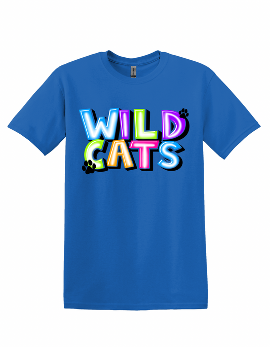 Wildcats - Multi Color - YOUTH Tee