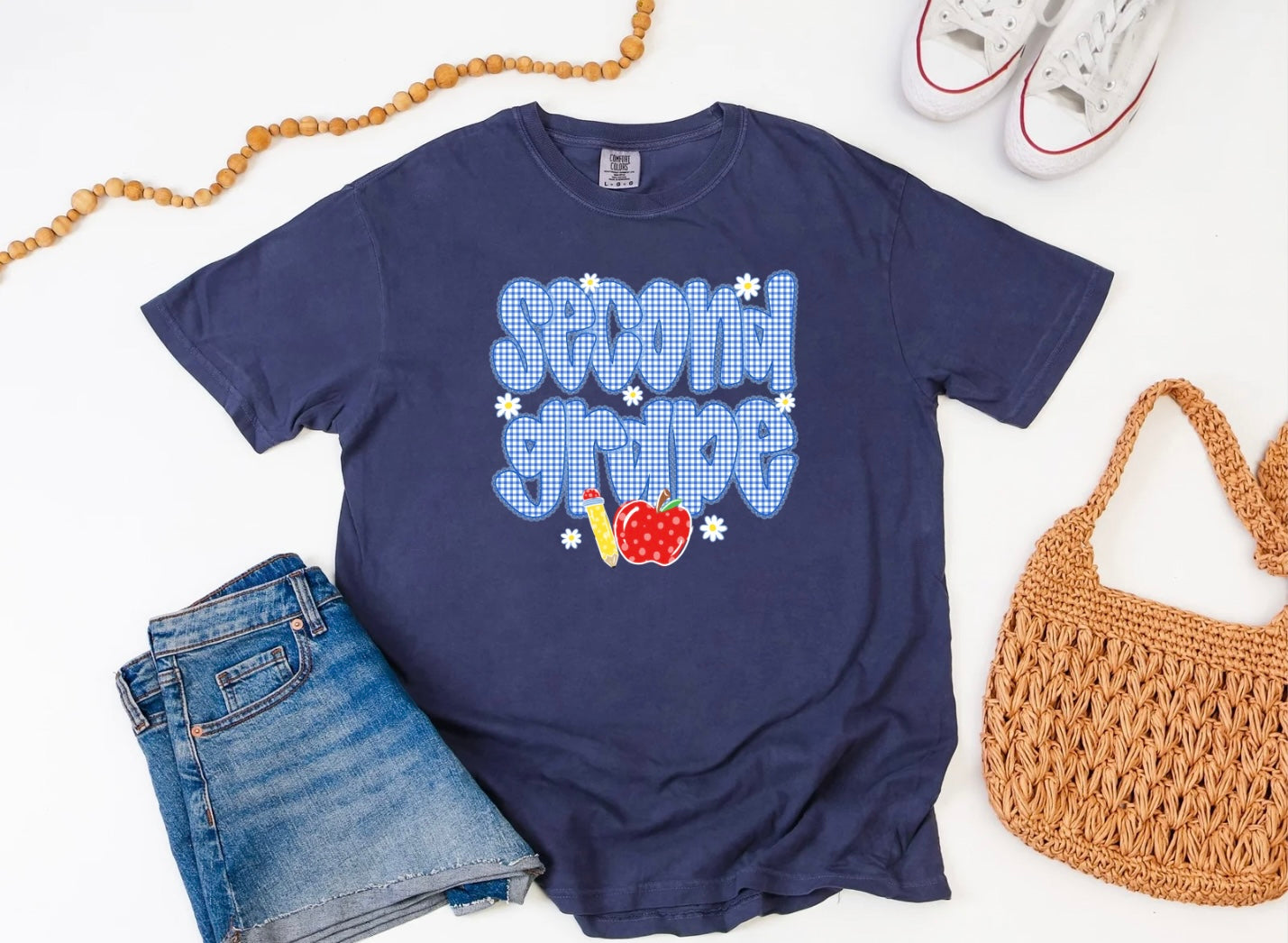 Blue Gingham - Second Grade
