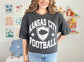 KC Football White Distressed